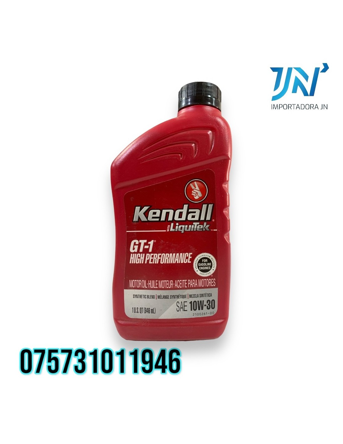 ACEITE SAE 10W30 LT KENDALL GT-1 SYNTHETIC BLEND
