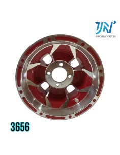 ARO RUEDA MAGNESIO 4.00-8 ANCHO/ROJO RE205/FL/TC/TVS/RCJ 2