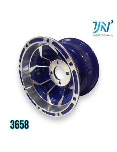 ARO RUEDA MAGNESIO 4.00-8 ANCHO/AZUL RE205/FL/TC/TVS/RCJ