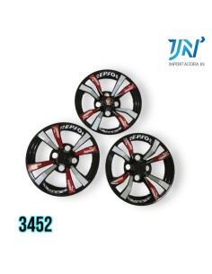 TAPA ARO PLAST 4P NEGRO (KIT) RE205 /FL /TC /TVS/VICAST