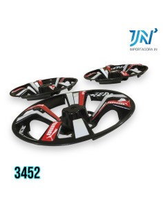 TAPA ARO PLAST 4P NEGRO (KIT) RE205 /FL /TC /TVS/VICAST 2