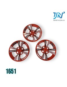 TAPA ARO PLAST 4P ROJO (KIT) RE205 /FL /TC /TVS/VICAST