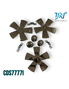 TAPA ARO PLAST ASPA 5P CROMADO RE205/ FL/ TC/ TVS