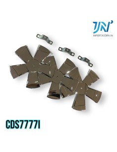 TAPA ARO PLAST ASPA 5P CROMADO RE205/ FL/ TC/ TVS 2