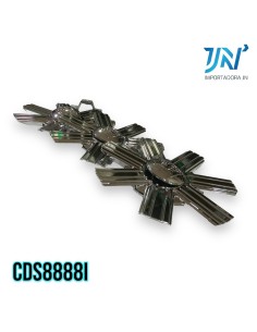 TAPA ARO PLAST ASPA 7PPR CROMADO RE205/ FL/ TC/ TVS