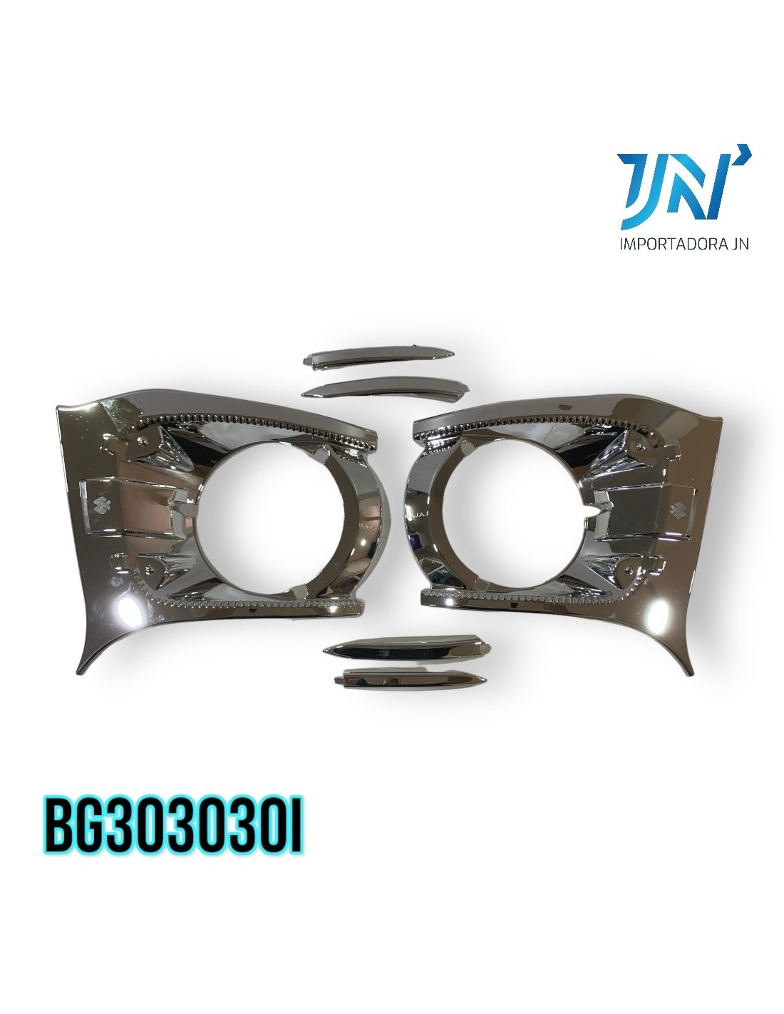 Kit (2) Adorno Plast Del Faro Delt/ Izq-Der Bajaj Fl/Tc