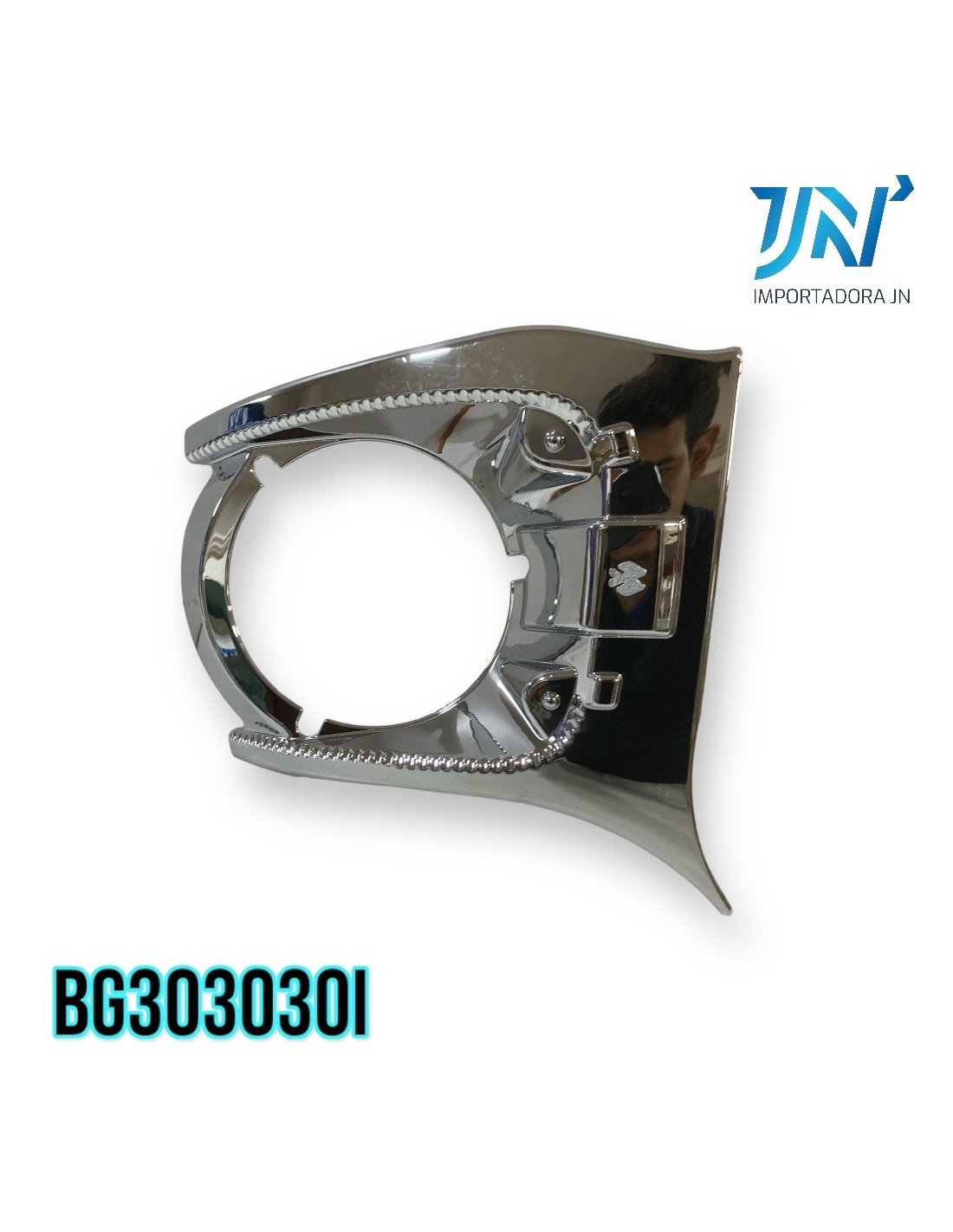 Kit (2) Adorno Plast Del Faro Delt/ Izq-Der Bajaj Fl/Tc
